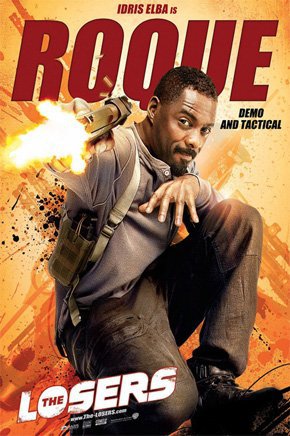 Idris Elba as Roque in The Losers